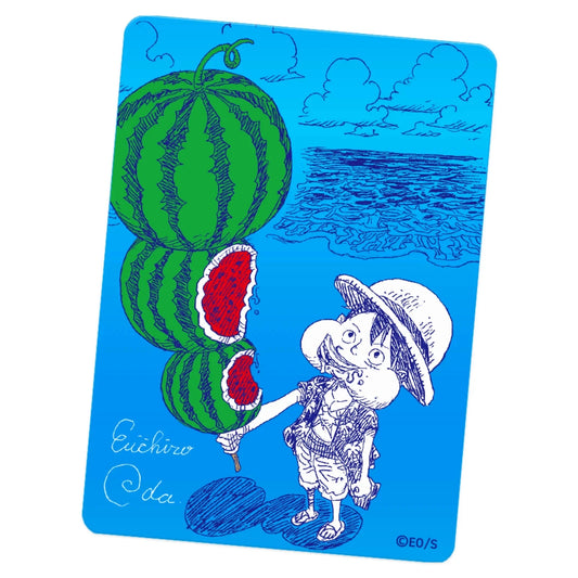 Promo | NatsuComi 2026 Meta Kira Card Luffy Eiichiro Oda Signed